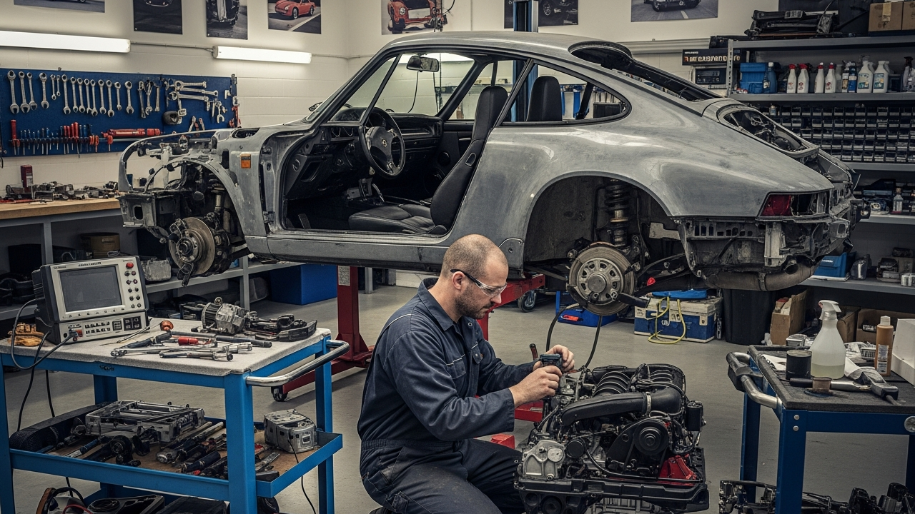 Homem restaura carro de luxo alagado do zero e devolve aparência e desempenho originais