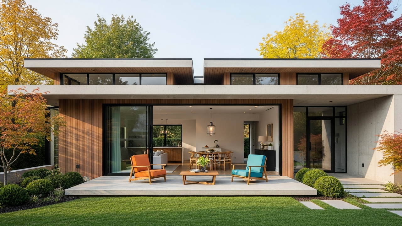 Esta casa de 100 m² com 3 quartos impressiona com fachada moderna, varanda integrada e luz natural abundante