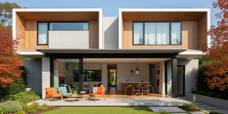 Esta casa de 100 m² com 3 quartos impressiona com fachada moderna, varanda integrada e luz natural abundante