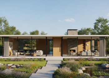 Casa térrea moderna com fachada envidraçada revela escolhas que elevam conforto e qualidade de vida