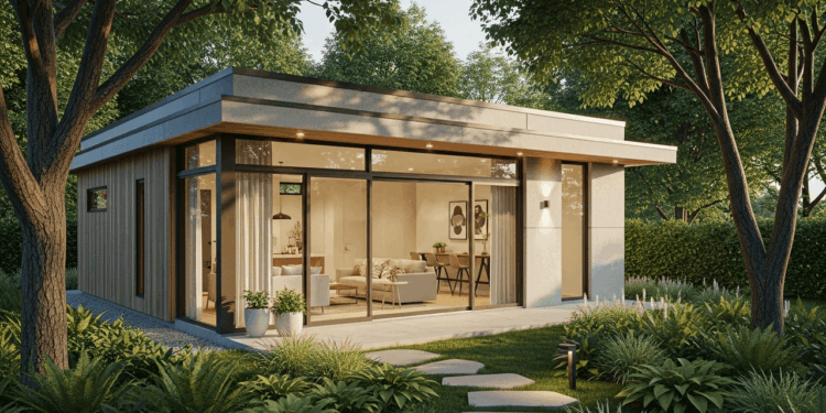 Casa pequena e moderna com integração ao jardim revela escolhas inteligentes de arquitetura e design