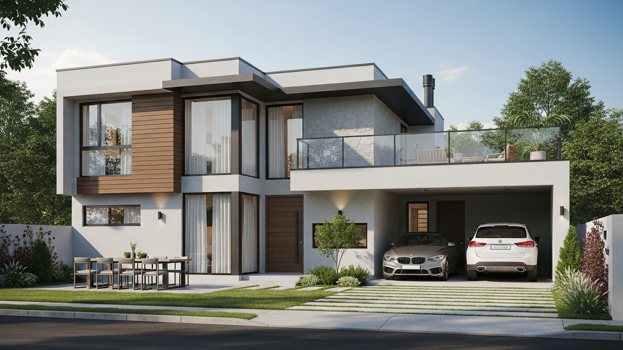 158 metros quadrados, 3 quartos, suíte e varanda em sobrado residencial urbano com ventilação cruzada e luz natural