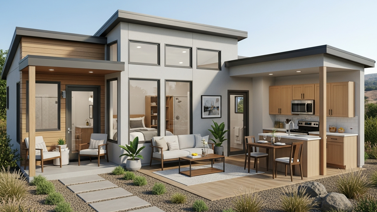 68 metros quadrados de funcionalidade: casa térrea compacta com 2 suítes ideal para casais e segunda residência