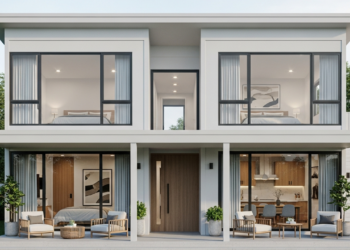 Casa térrea moderna 92 metros quadrados com 2 suítes e varanda frontal perfeita para famílias pequenas