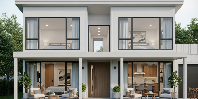 Casa térrea moderna 92 metros quadrados com 2 suítes e varanda frontal perfeita para famílias pequenas