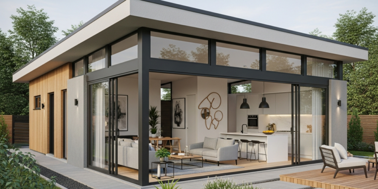 Casa térrea moderna e compacta aposta em integração total para melhorar qualidade de vida