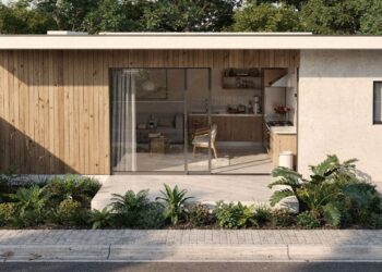 75 metros quadrados bem aproveitados: casa térrea compacta com 2 dormitórios, pátio interno e circulação fluida