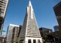 Com 260 metros de altura e formato piramidal, a Transamerica Pyramid, de 1972, tornou-se o arranha-céu mais icônico do horizonte de São Francisco