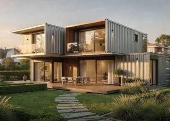 Família ergue casa de luxo com 5 contêineres marítimos, faz tudo sozinha e economiza milhões