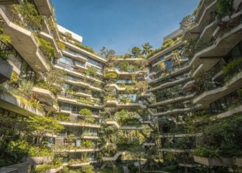 Com 31 blocos de apartamentos empilhados em formato hexagonal, o Interlace em Singapura tornou-se o complexo residencial mais inovador do planeta