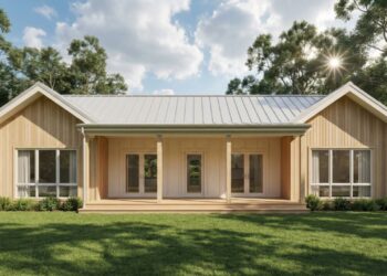 Eles transformaram contêineres em uma casa com painéis solares, água e móveis feitos à mão
