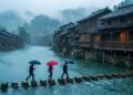 Fenghuang encanta com as casas sobre palafitas e o misticismo do Rio Tuo em Hunan (imagem ilustrativa)