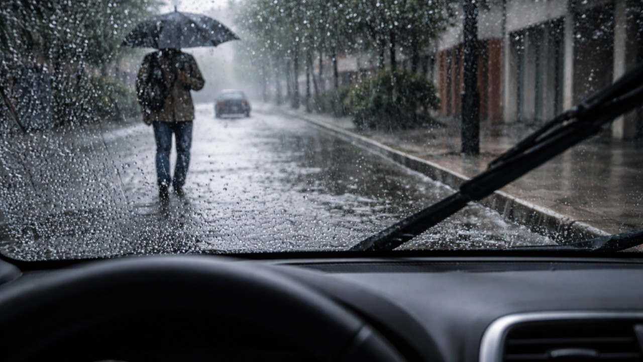 Molhar pedestres com o carro em dias de chuva dá multa e pontos na CNH, mesmo que o motorista não tenha intenção