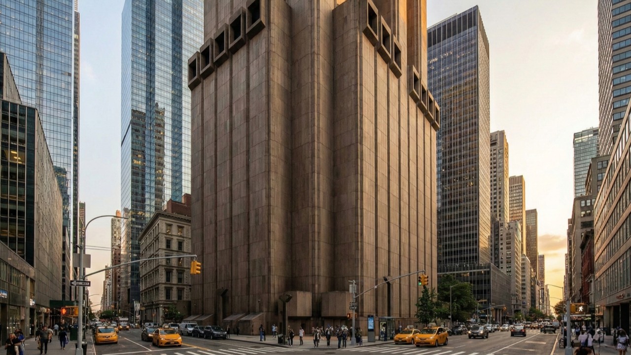 Com 170 metros e sem janelas, esse prédio sem janelas no coração de Nova York esconde um dos usos mais estratégicos da cidade