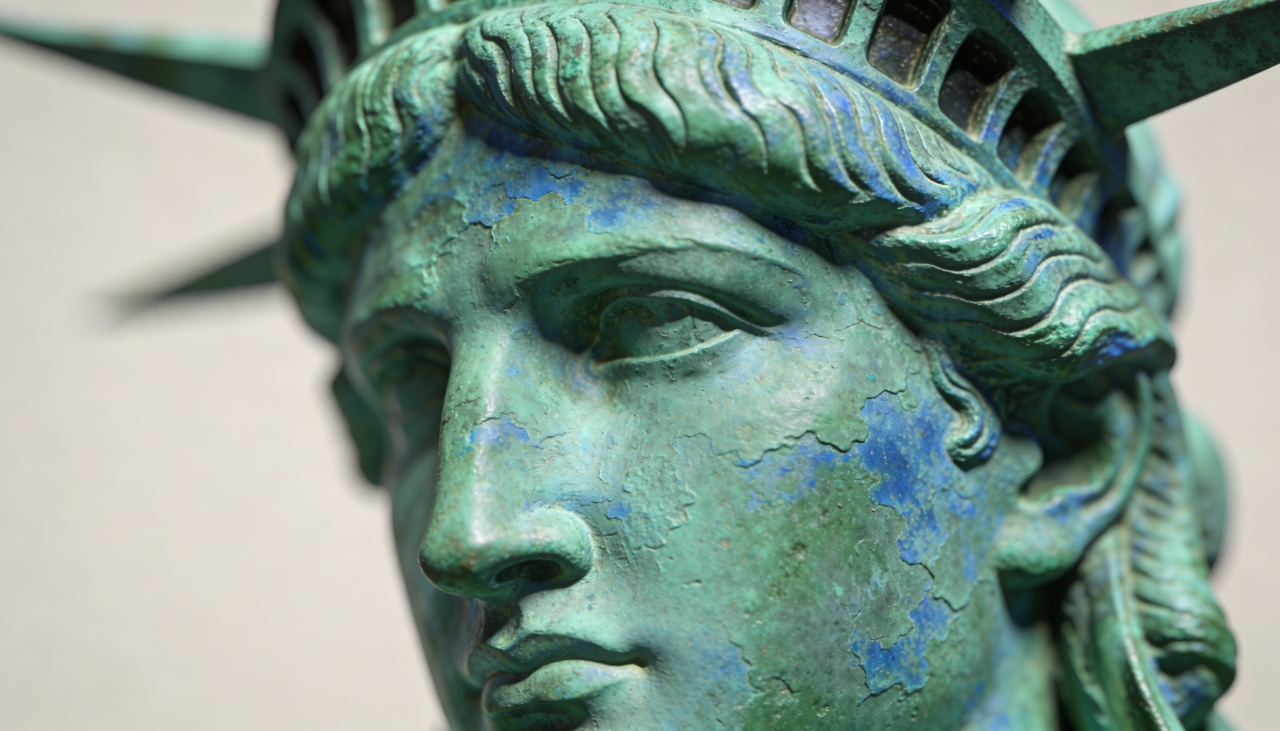 Por que a Estátua da Liberdade mudou de cor? A história da oxidação, da poluição e das decisões para preservá-la