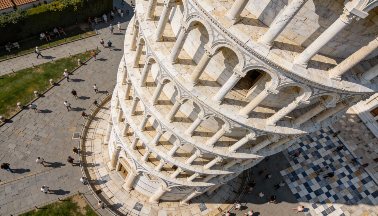 Por que a Torre de Pisa nunca caiu? A história de erros de engenharia, reforços ocultos e séculos de tentativas de correção