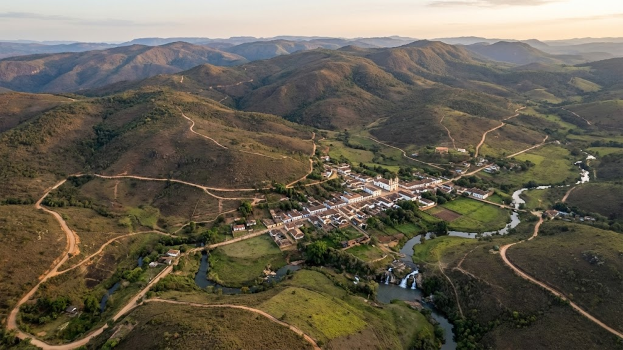 Cidade mineira com menos de 900 habitantes preserva tranquilidade desde os anos 1960