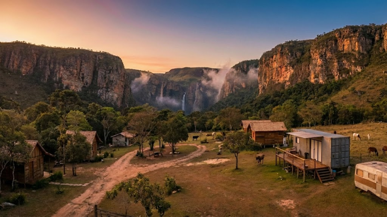 Refúgio criado entre montanhas de Minas com lagos naturais e clima de tranquilidade absoluta