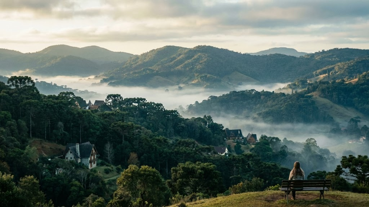 Cidade mais alta do Brasil está situada a mais de 1.600 metros de altitude no interior de SP, e transborda natureza e tranqulidade