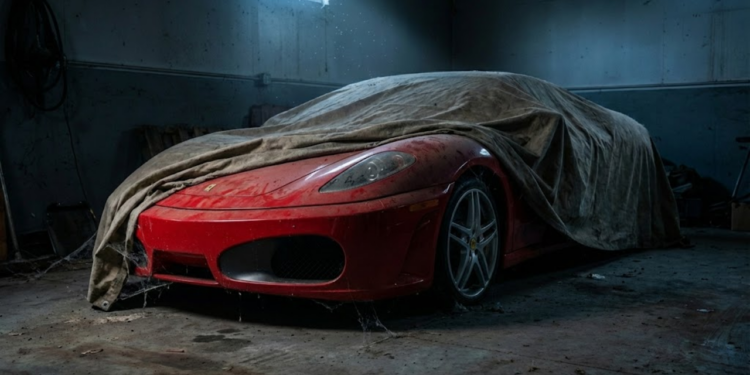 Após anos abandonada em uma garagem, essa "fera" Italiana voltou a vida depois de uma drástica restauração pulsando o vermelho Ferrari