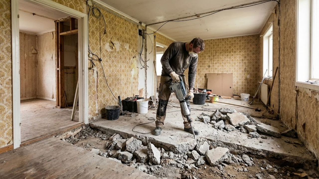 Homem compra casa dos anos 70 e faz uma reforma poderosa que dura 2 anos, trazendo renovação e conforto