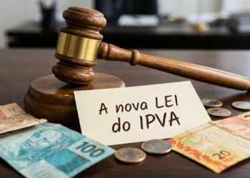 Documentação fiscal referente ao imposto automotivo com as novas alíquotas vigentes para 2026