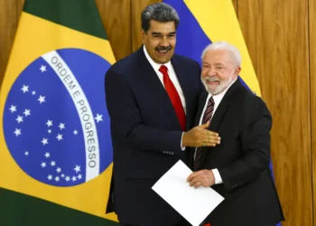 O Lula recebe o presidente da Venezuela, Nicolás Maduro, no Palácio do Planalto em maio de 2023 (Foto: Marcelo Camargo/Agência Brasil - Arquivo)