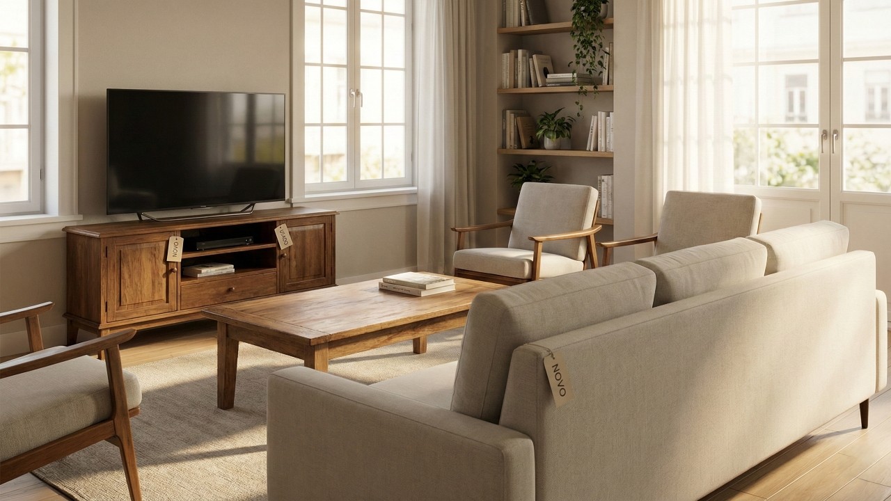 Quanto custa montar uma casa nova em 2026 usando só móveis usados e onde essa escolha compensa mais