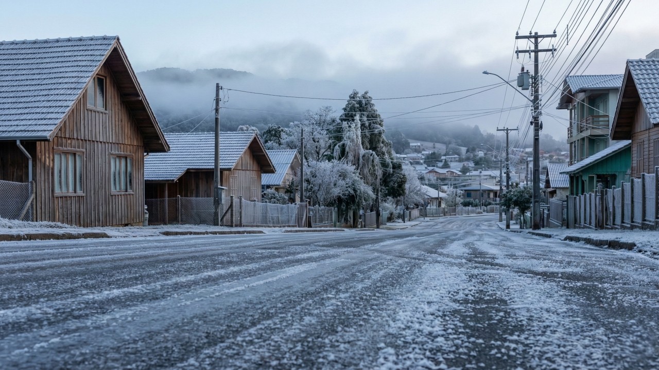 A cidade mais fria do Brasil fica a 1.425 metros de altitude e pode registrar temperaturas menores que o inverno do Canadá