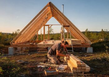 Do chão batido à casa de madeira: esse projeto minimalista em área remota prova que engenharia não depende de concreto
