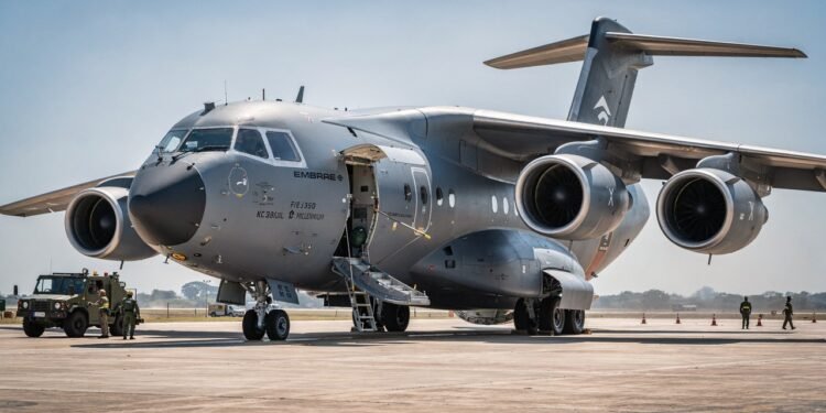 O “gigante” brasileiro de 26 toneladas que pousa na terra batida e reabastece caças em voo: avião militar desbanca lendas americanas com tecnologia fly-by-wire