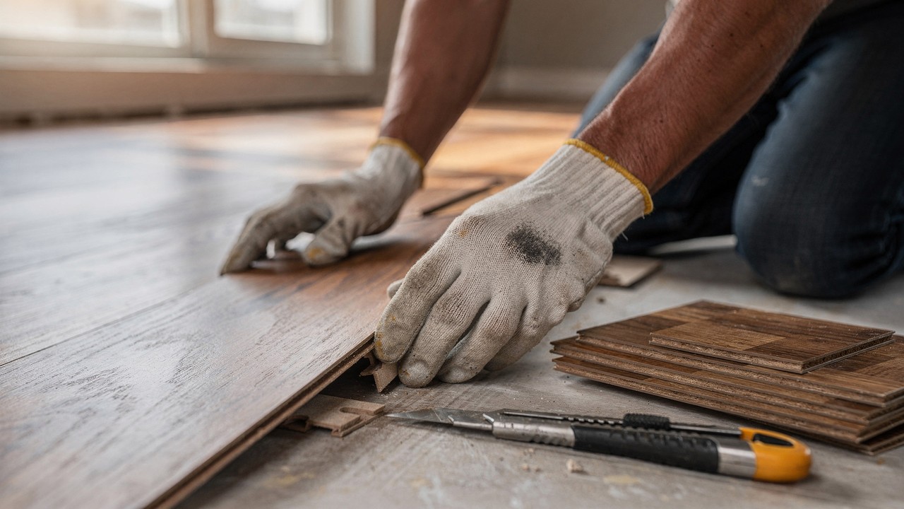 Piso vinílico versus cerâmica simples: compare os custos de mão de obra, o conforto acústico na reforma e decida qual é o ideal para a sua casa