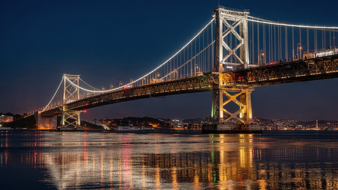 Sustentada por barras de olhal que não se fabricam mais no mundo, a maior ponte pênsil do Brasil foi salva da queda após uma obra de engenharia de 30 anos e R$ 600 milhões