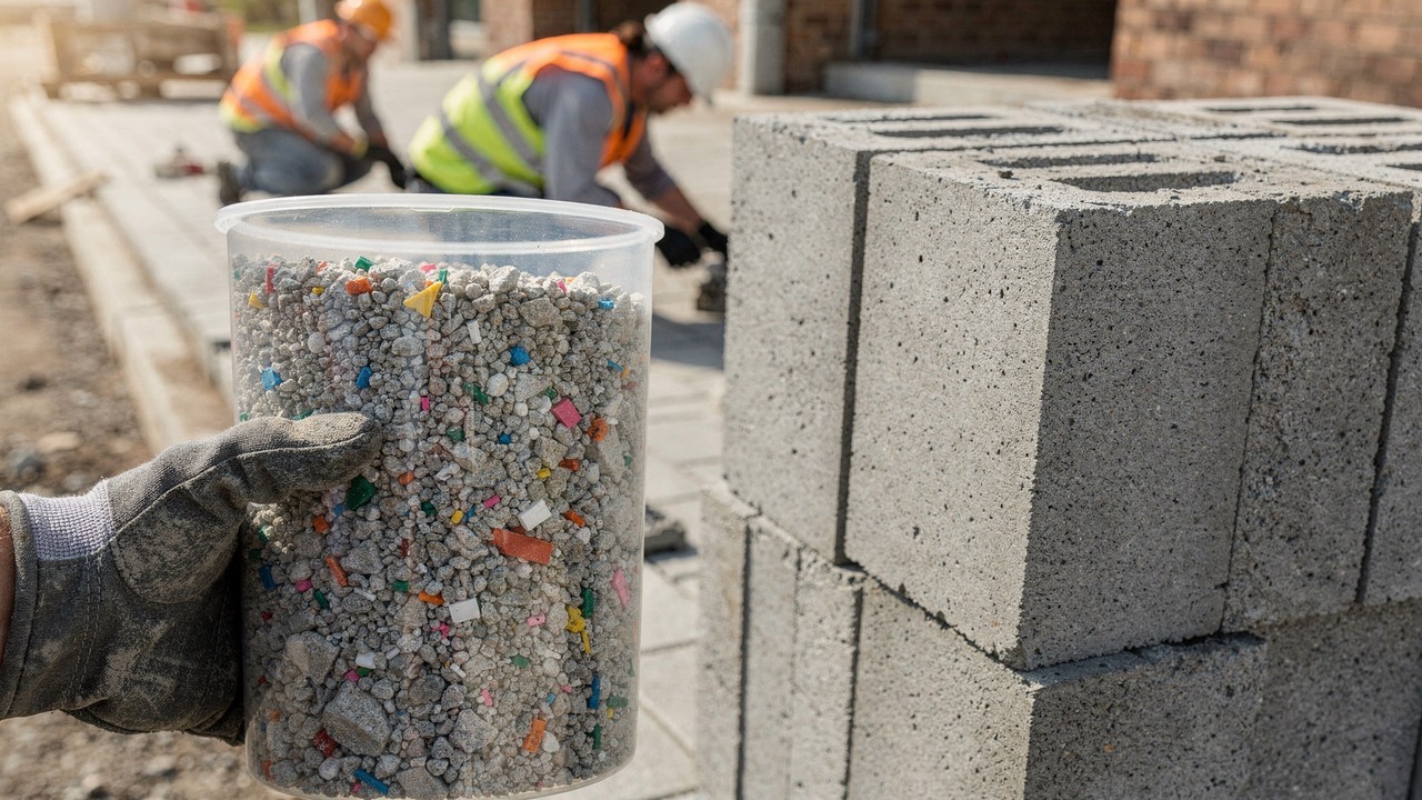 Engenheiro com 25 anos de carreira cria agregado que transforma plástico irreciclável em concreto para construção