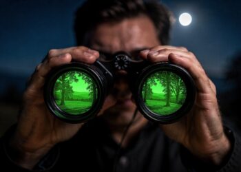 Com a captura de fótons e a aceleração de elétrons, a tecnologia da visão noturna permite que o olho humano enxergue na escuridão total do deserto