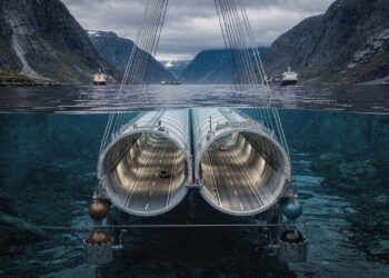 Suspensa a 30 metros debaixo d'água, a primeira autoestrada flutuante do mundo custa 40 bilhões e promete atravessar os fiordes da Noruega em tempo recorde