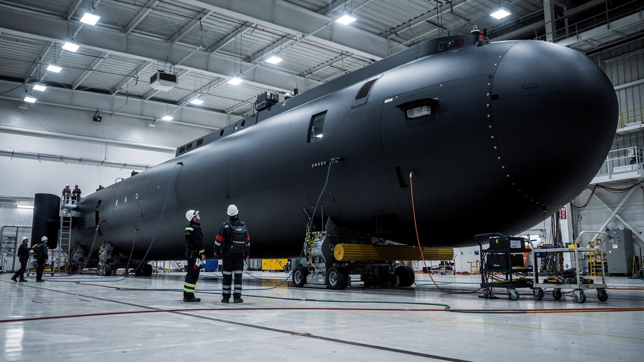 Com 26 metros de comprimento e autonomia para cruzar 12.000 km sem tripulação, o mega drone submarino da Boeing surge como a nova arma invisível dos oceanos