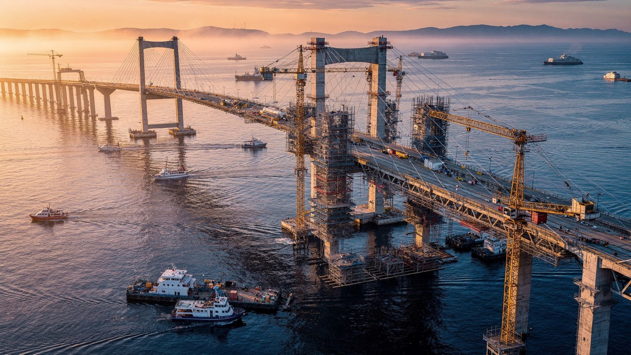 A maior ponte da América Latina com 12 km de extensão sob o mar ligando Salvador a Itaparica em obra histórica destravada pela China