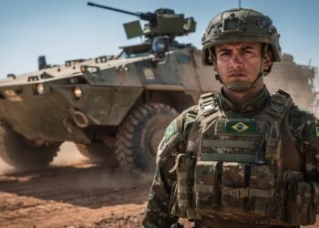Blindado nacional de 18 toneladas opera na terra e na água: “fortaleza móvel” de 6 rodas resiste a minas terrestres e vira a nova espinha dorsal da infantaria