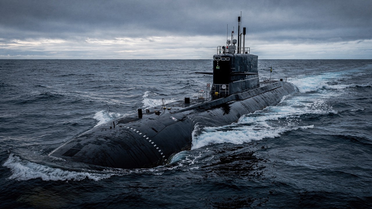 Com 100 metros e autonomia ilimitada, o novo colosso invisível do Brasil promete patrulhar a "Amazônia Azul" sem subir à superfície e redefine o poder marítimo global