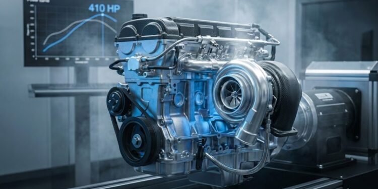 Engenheiros da AVL Racetech desenvolveram um motor a hidrogênio de 2 litros turboalimentado que entrega 410 CV a 6.500 rpm e 500 Nm de torque
