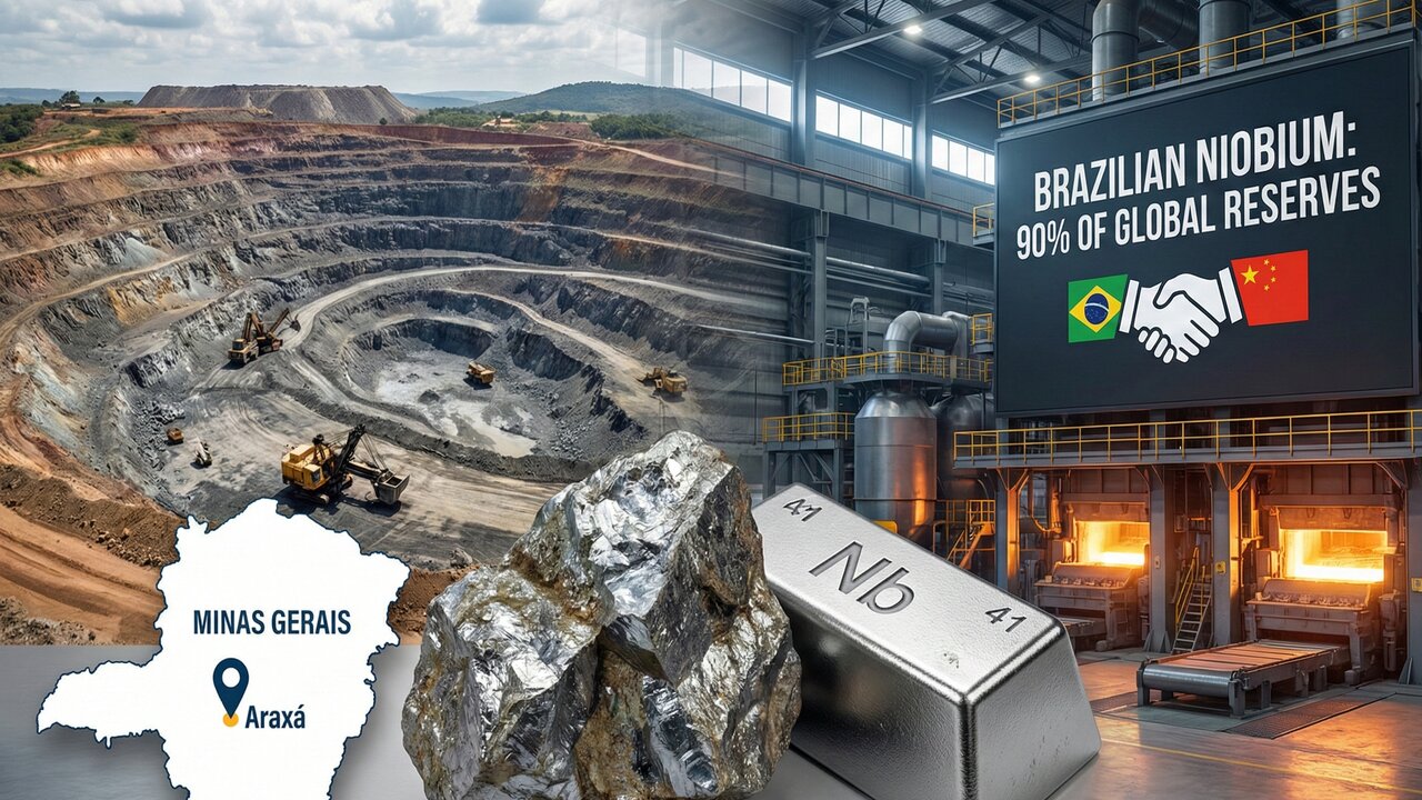 Com quase 90% das reservas mundiais, o nióbio brasileiro tornou-se o minério mais cobiçado e atrai investimentos bilionários da China para Araxá