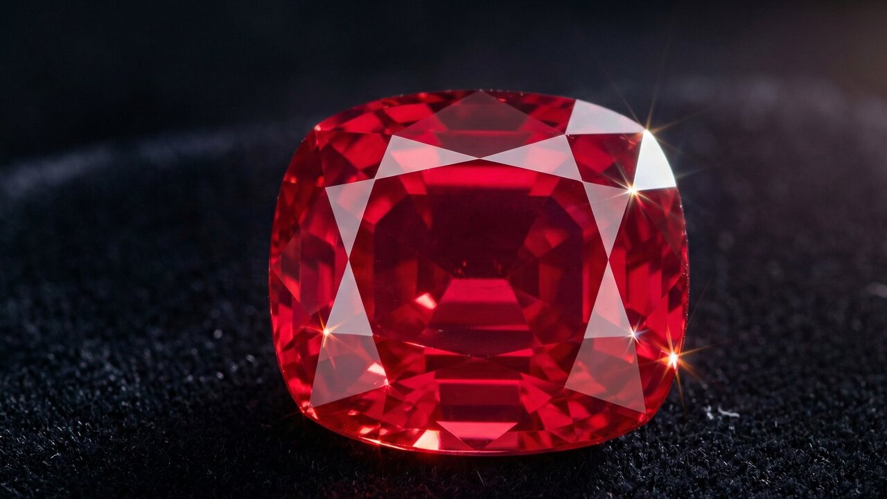 Esqueça o diamante, pois esta gema vermelha é a mais resistente após ele e vale fortunas, sendo o fogo eterno lapidado pela geologia 