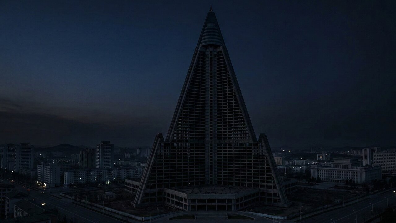 O hotel de 330 metros em formato de pirâmide, iniciado em 1987, que permanece como a torre de concreto mais misteriosa e vazia do planeta