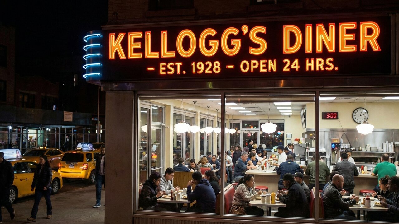 No balcão de um dos restaurantes mais icônicos de Nova York, a rotina do lendário Kellogg's Diner no Brooklyn revela a alma da gastronomia urbana