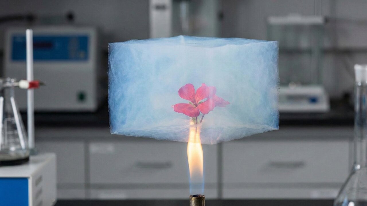 Com 99,8% de ar e resistência ao calor, o aerogel virou o material da ciência que promete isolamento térmico para casas e roupas espaciais da NASA