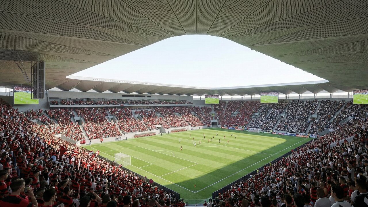 Com capacidade para 80 mil pessoas, o novo estádio do Flamengo virou o projeto arquitetônico mais ambicioso do Rio de Janeiro e promete revolucionar as arenas brasileiras