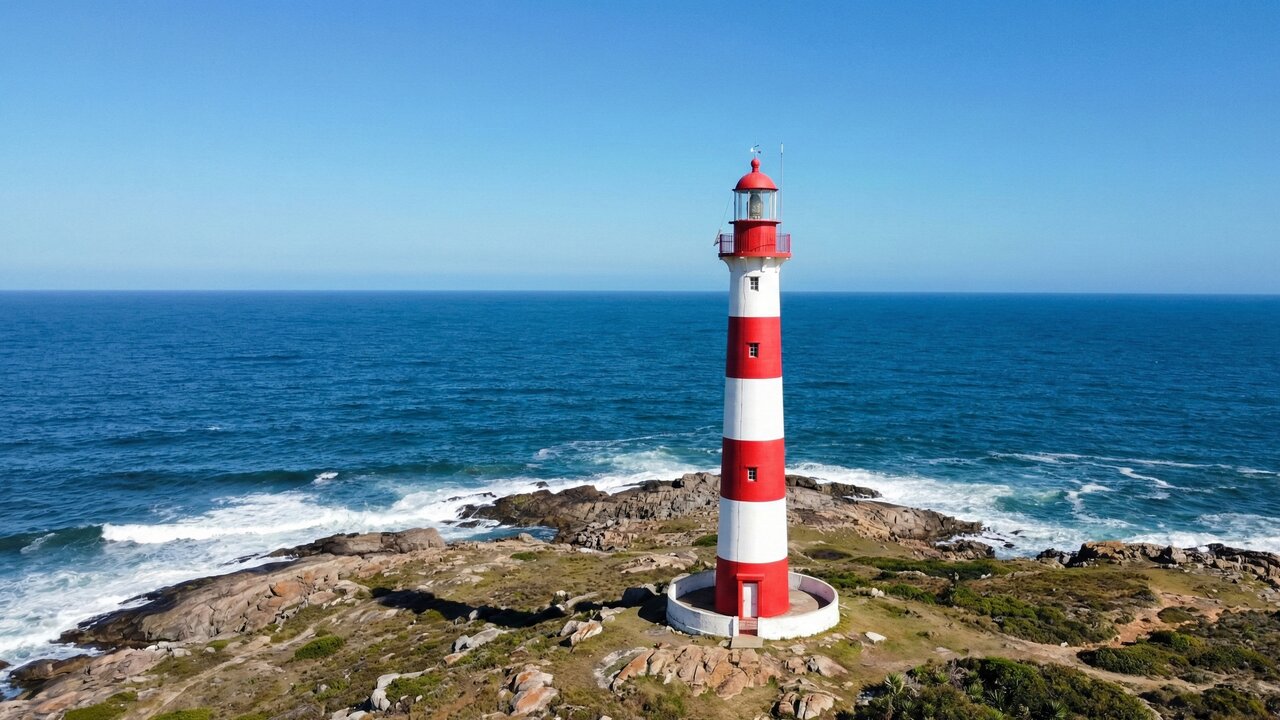 Com alcance de 46 milhas e 29 metros de altura, o farol de 1891 tornou-se um dos mais potentes do mundo e o símbolo da navegação em Santa Catarina
