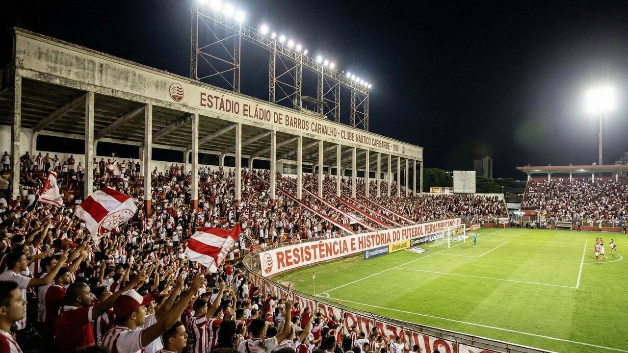 Com capacidade para 20 mil pessoas e inaugurado em 1918, o Estádio dos Aflitos tornou-se o maior ícone da tradição e da paixão alvirrubra em Recife