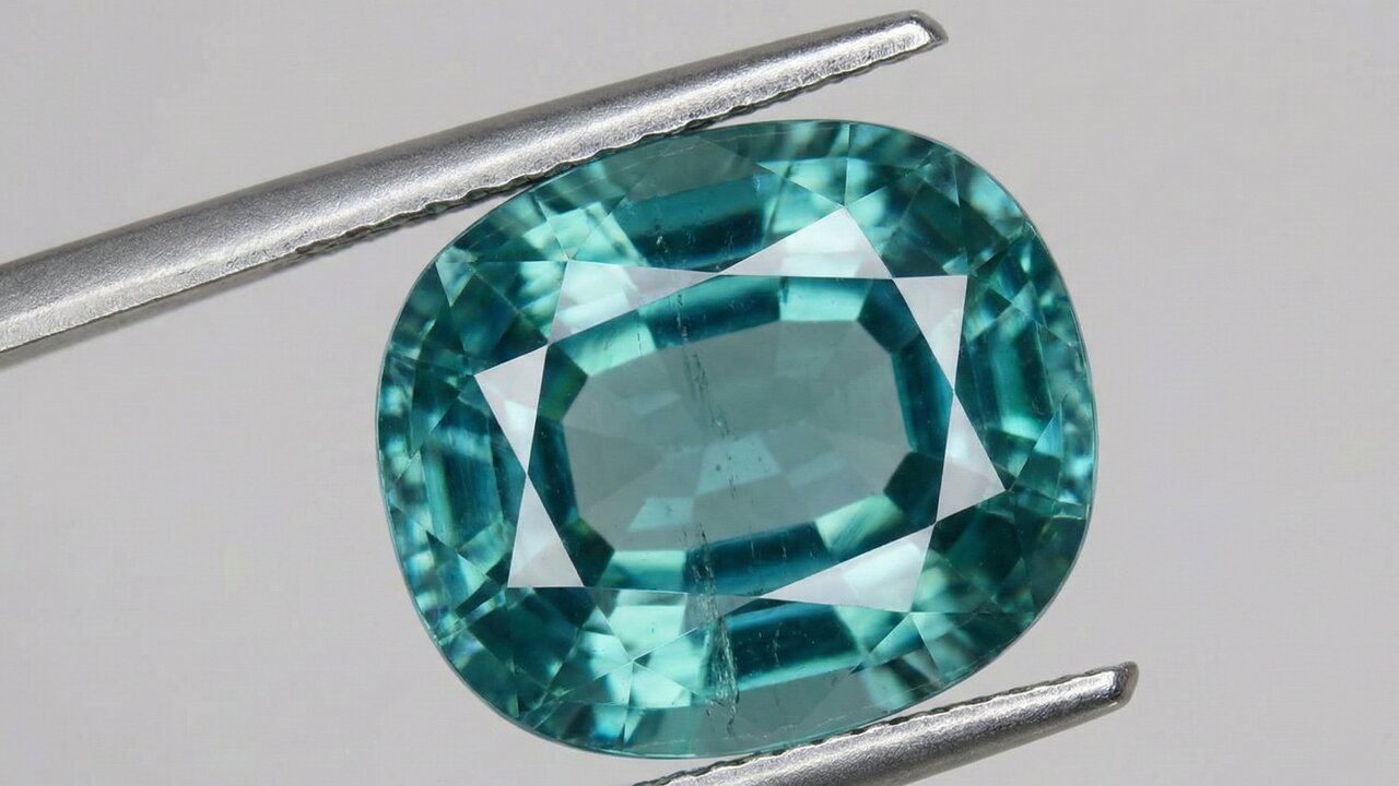 Esqueça a safira, pois esta gema azul-esverdeada de Madagascar vale US$ 20.000 o quilate, sendo a obra-prima mais exclusiva da natureza